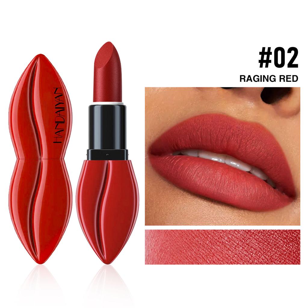 Rossetto Opaco 6 Colori Colori Pieni e Ricchi Idratazione Naturale Confortevole Texture Fine e Liscia Lunga Durata e Facile da Applicare