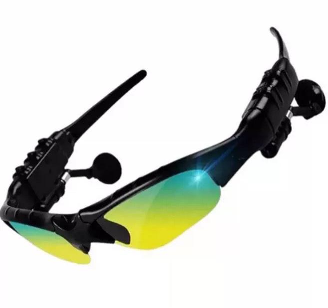 Smart Bluetooth Polarized Sunglasses with 5.4 Card Slot and Earbuds for Sports Music MP3 Player