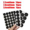 Rubber Pads For Chair Leg Furniture Anti Slip Mat Bumper Damper Self Adhesive Table Feet Protector Floor Protector Pads Hardware