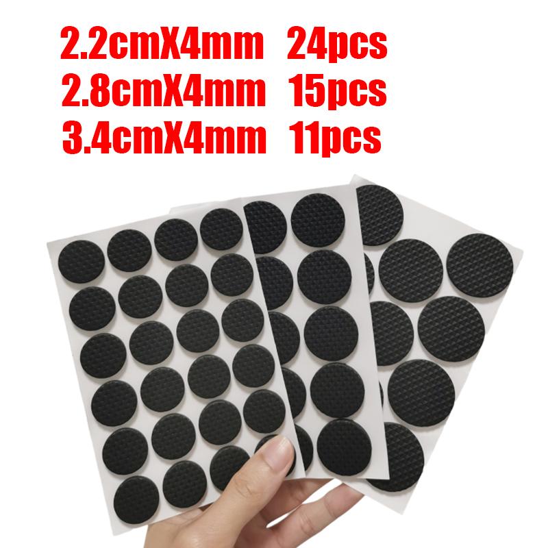 Rubber Pads For Chair Leg Furniture Anti Slip Mat Bumper Damper Self Adhesive Table Feet Protector Floor Protector Pads Hardware