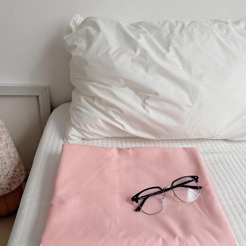 Single Plaid Stripe Cotton Bed Sheet - Fitted Sheet & Duvet Cover for Student Dorm