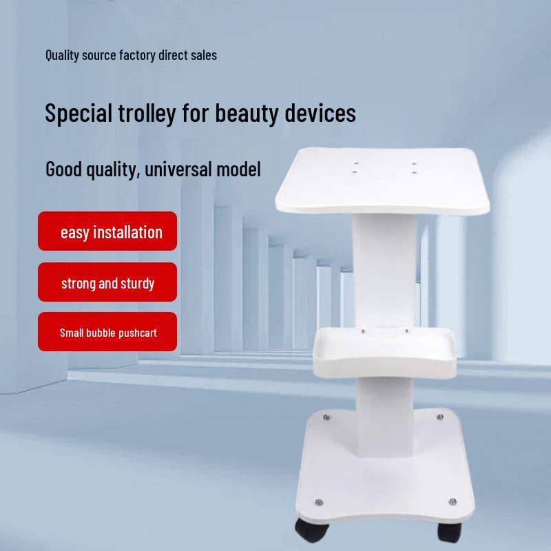 Compact Bubble Skin Care Device Trolley for Needle-Free Hydrofacial Treatments in Beauty Salons