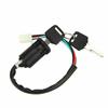 Ignition Switch Switch Motorcycle 1 * 1 PC 2pcs Key 4 Wire