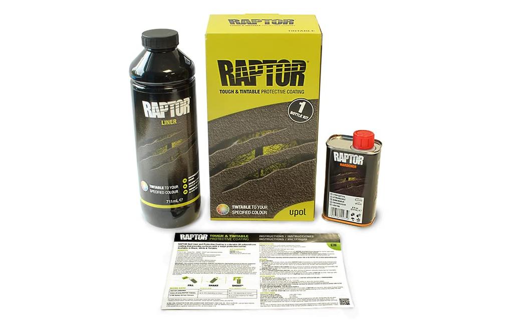 U-POL Products 1 Liter Raptor Kit, Black, NR (UPL-UP4801)