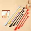 Cosmetic Bottle Silicone Mini Scraper Three Piece Set Baking Double End Two In One Spatula Jam Deep Bottle Scraper Spoon Set