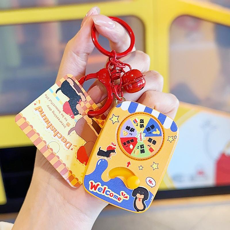 

Plush Dachshund Keychain Dog Keyring Cartoon Card Bag Toy Pendant Gift Kids Style 21