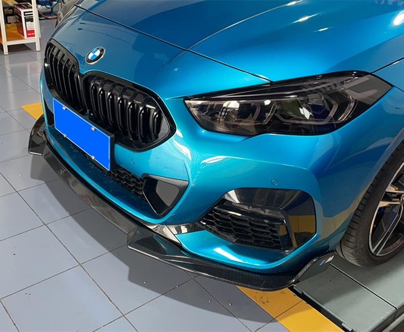 Compatible with 2023 BMW 2 Series F44: Front Lip, Rear Diffuser, Tail Wing, Side Skirts, Night Black Grille Body Kit 225 Fan.