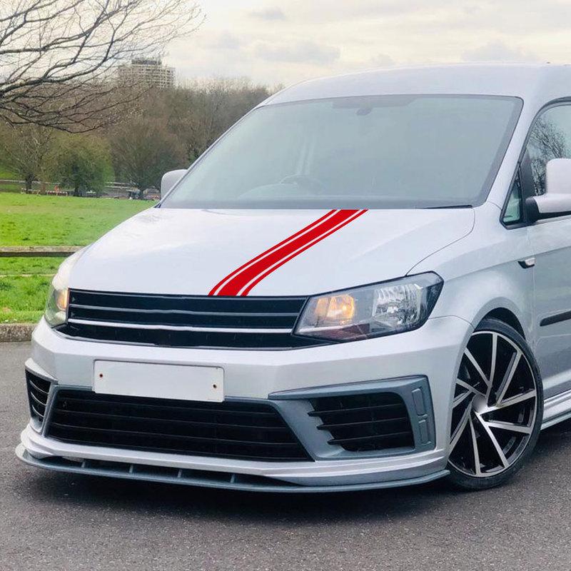 Car Hood Stickers For Volkswagen VW Caddy MK1 MK2 MK3 MK4 4 3 2 Maxi Kombi Camper Van Cover Engine Vinyl Decals Accessories