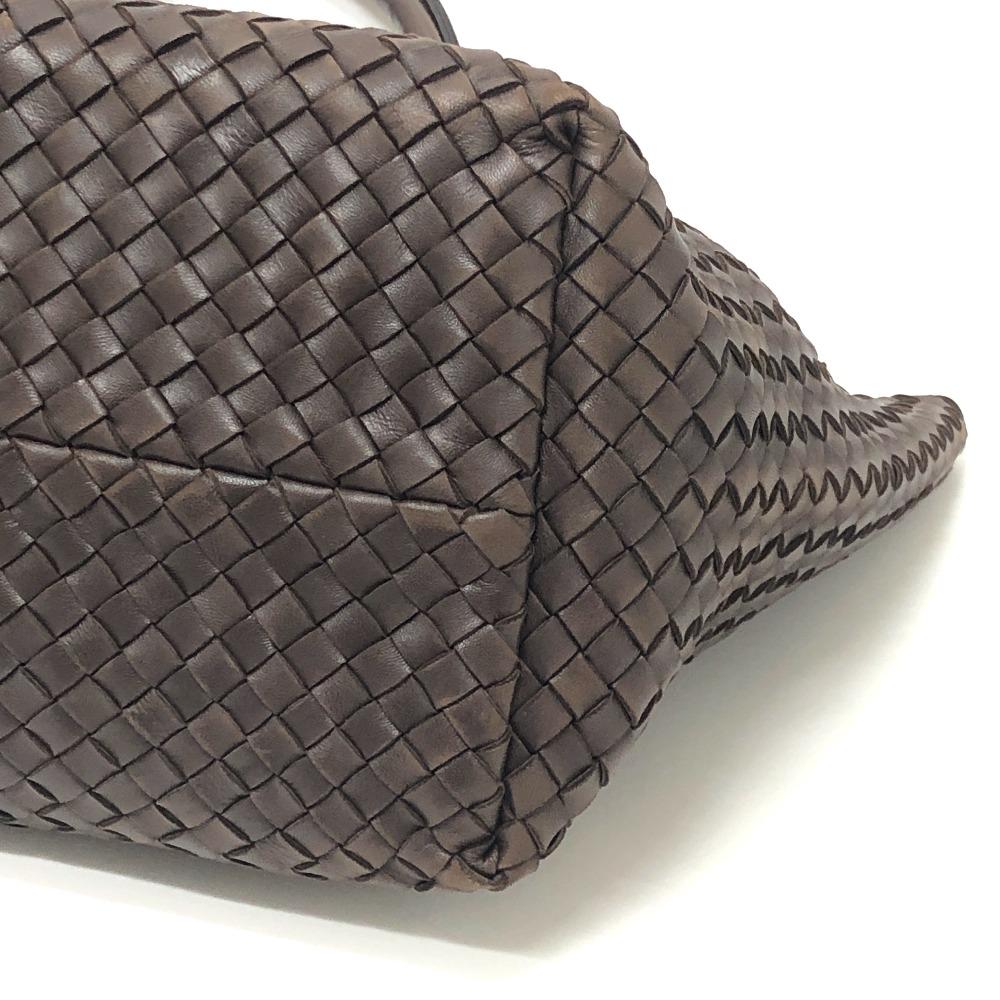 BOTTEGA VENETA 115664 Intrecciato Cabas MM Shoulder bag with bag pouch Tote Bag