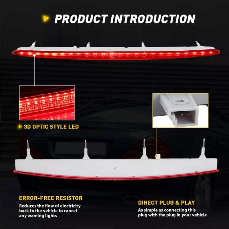 Artudatech Red Third Brake Stop Light 63257164978 For BMW 1 Series 128i 135i M E82 E88 Car Accessories