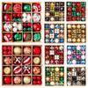 Amazon Christmas decoration 6cm electroplating ball plastic ball special-shaped painted Christmas