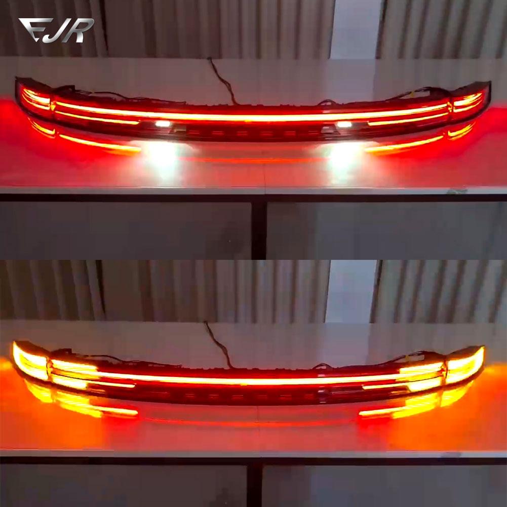 For Porsche Cayenne Through Taillight Low to High Configuration Upgrade 2024 Rear Tail Light Dynamic Flowing Auto Lamp Accessory