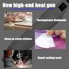 300°C 220V Hot Air Gun DIY Tool Heat Electric Power Tool Mini Soldering Temperature Crafts Blower with Supporting Seat Shrink