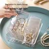 Jewelry Organizer Box - Transparent Anti-Oxidation Storage for Necklaces, Rings, Earrings, and Nails