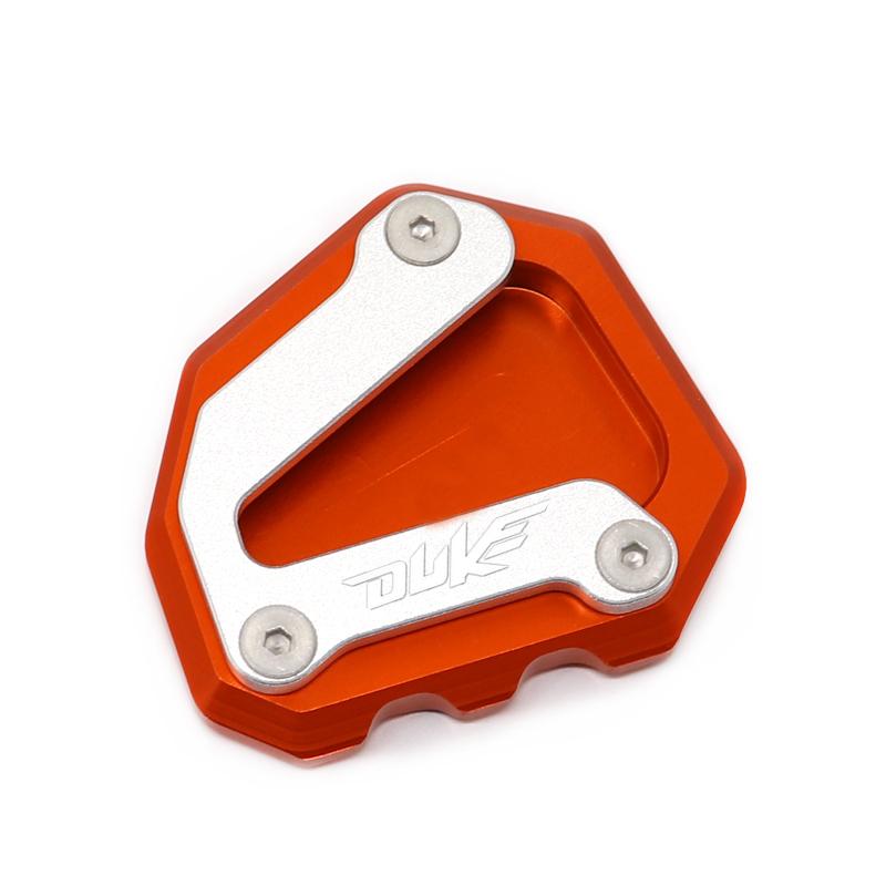 

KTM DUKE790 Подставка для боковой подставки, подставка для увеличения, удлинитель боковой подставки для KTM DUKE790 2017 2018, боковая поддержка оранжевый