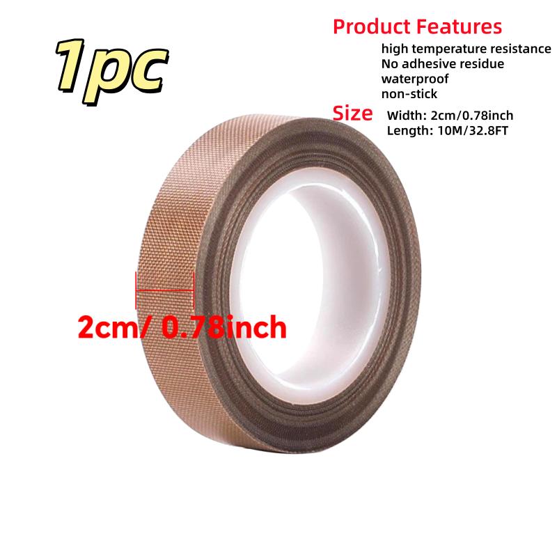 

Teflon tape, high-temperature non stick heat-resistant tape, substitute for vacuum sealing machine, sealing strip repair tape