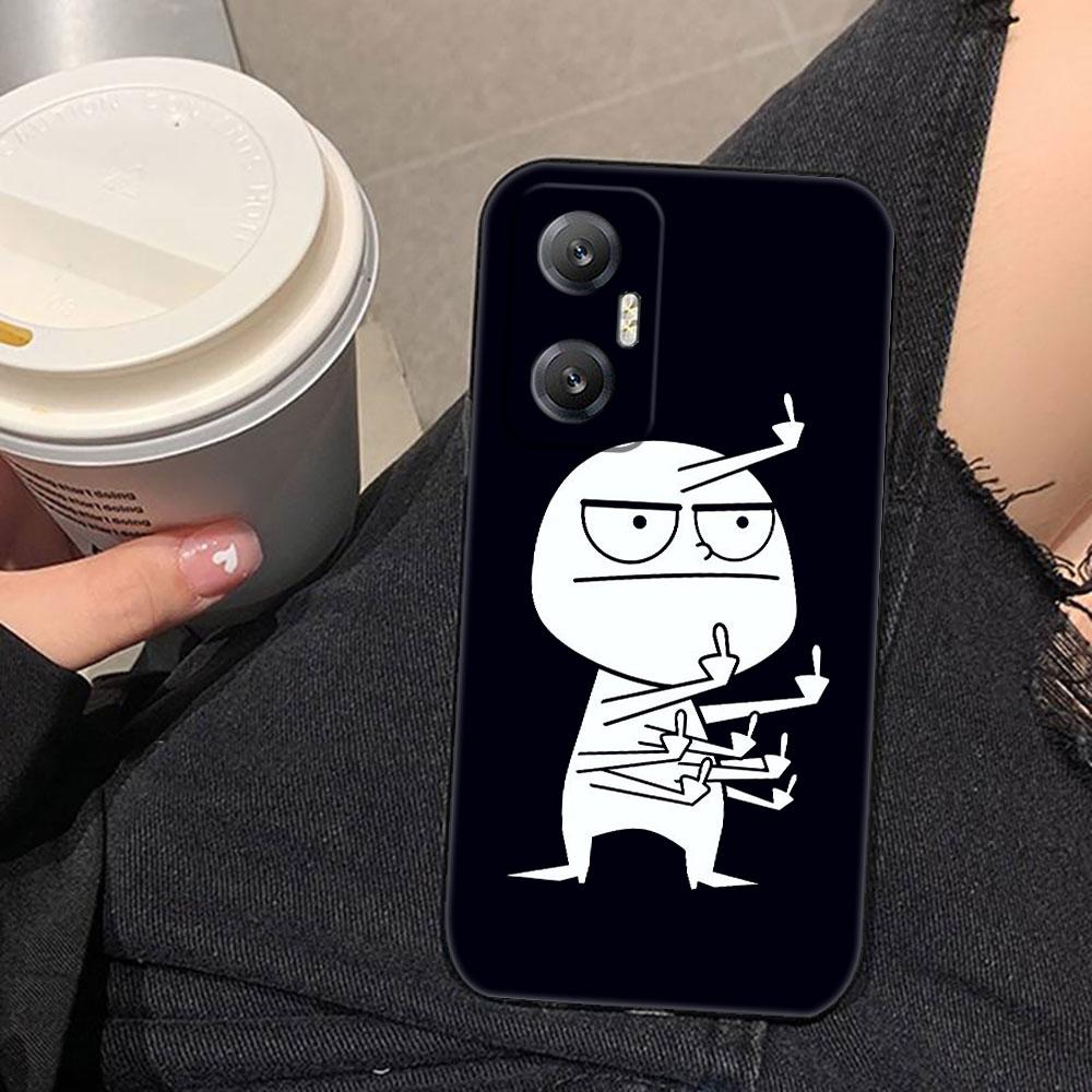 Cartoon Cute Funny Man Cover Phone Case For Infinix HOT 60 50 10 10I 10S 11 12 12I 20I 20S 30I ZERO X 20 30 40 Silicone Case