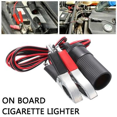 Allume-cigare auxiliaire universel 12V pour voiture Adaptateur d'alimentation pour cigarette Clip-on Prise d'extension Adaptateur d'alimentation pour cigare Lumière E5R2