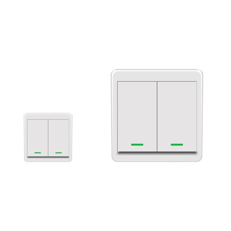 Wireless Remote Control Switch Wall Panel Transmitter Wireless 433mhz Light Switch for Homes Living-Room Bedroom