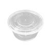 Disposable Plastic Round Fast Food Bowl with Lid