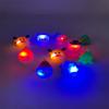 Colorful Glow In The Dark Christmas Cartoon Soft Rubber Rings For Kids Parties