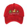 Men Baseball Hat Embroidered Pattern Adjustable Camping Cap Compact Wide Design Hat Outdoor Activity Golf Hat