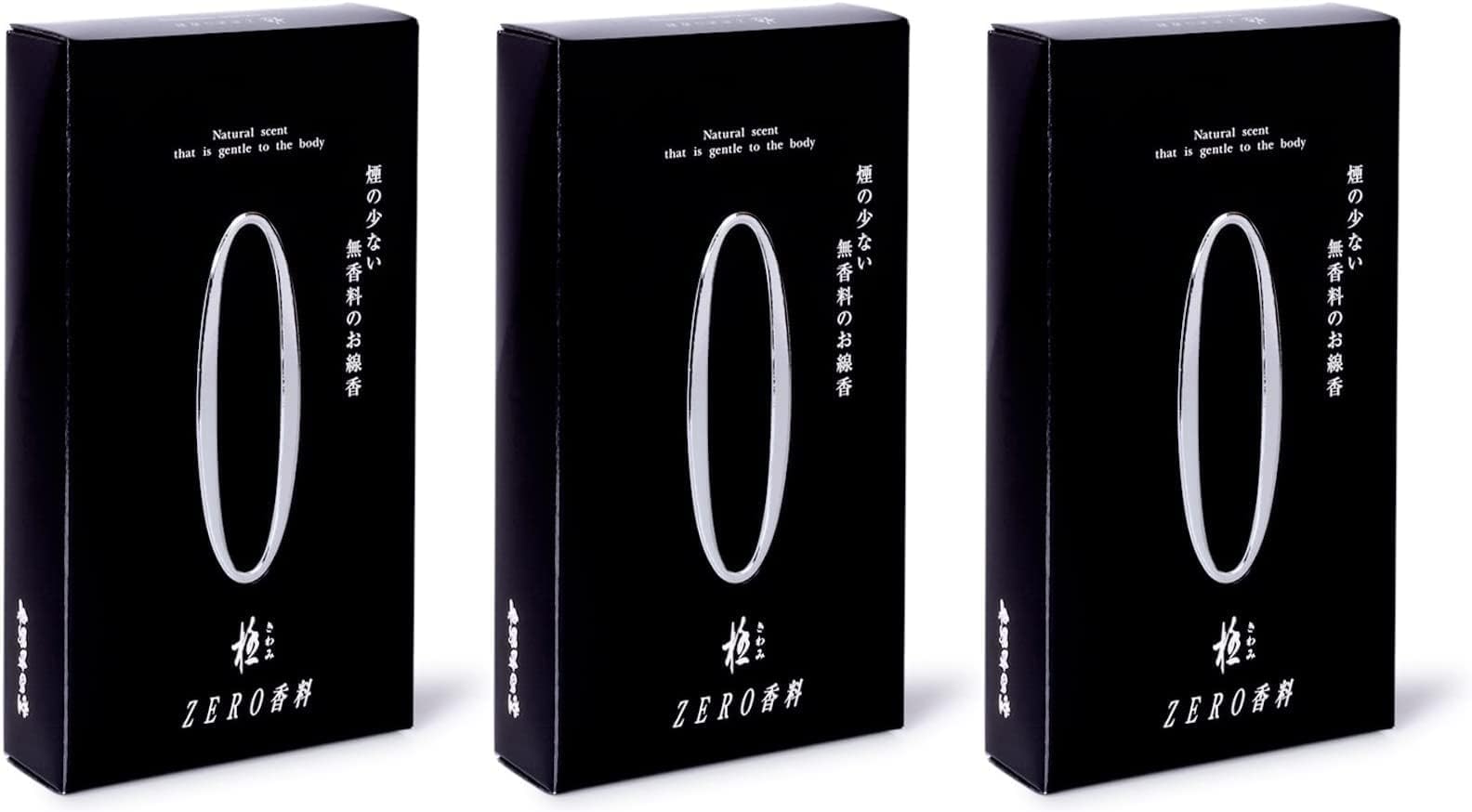 

[3-Box Set] Okuno Seimeido ZERO Incense (Extreme) Black, 130g x 3 Boxes, Low Smoke, Unscented (Low Smoke)