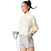 סדרת כושר Li Ning סווטשירט פשוט בצבע אחיד עם רוכסן וצווארון עומד לנשים סווטשירט AWDV506-1