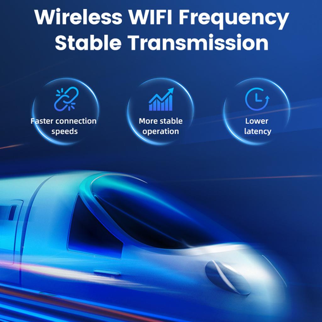 Mini SE Wireless Carplay Adapter USB-A/Tpye-C Plug Wired to Wireless Carplay Auto Smart Box