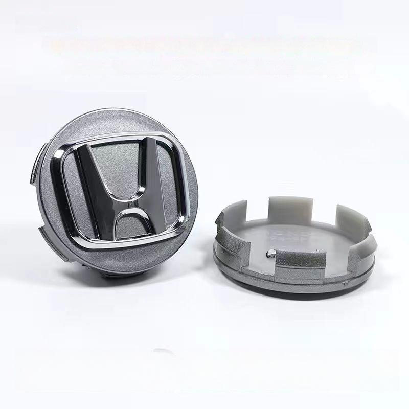 AAAKN1 4PCS 58/69mm Car Hub Cap Decor Sticker Badge Wheel Center Cover Decal Auto Modification Accessories For Honda Civic Accord