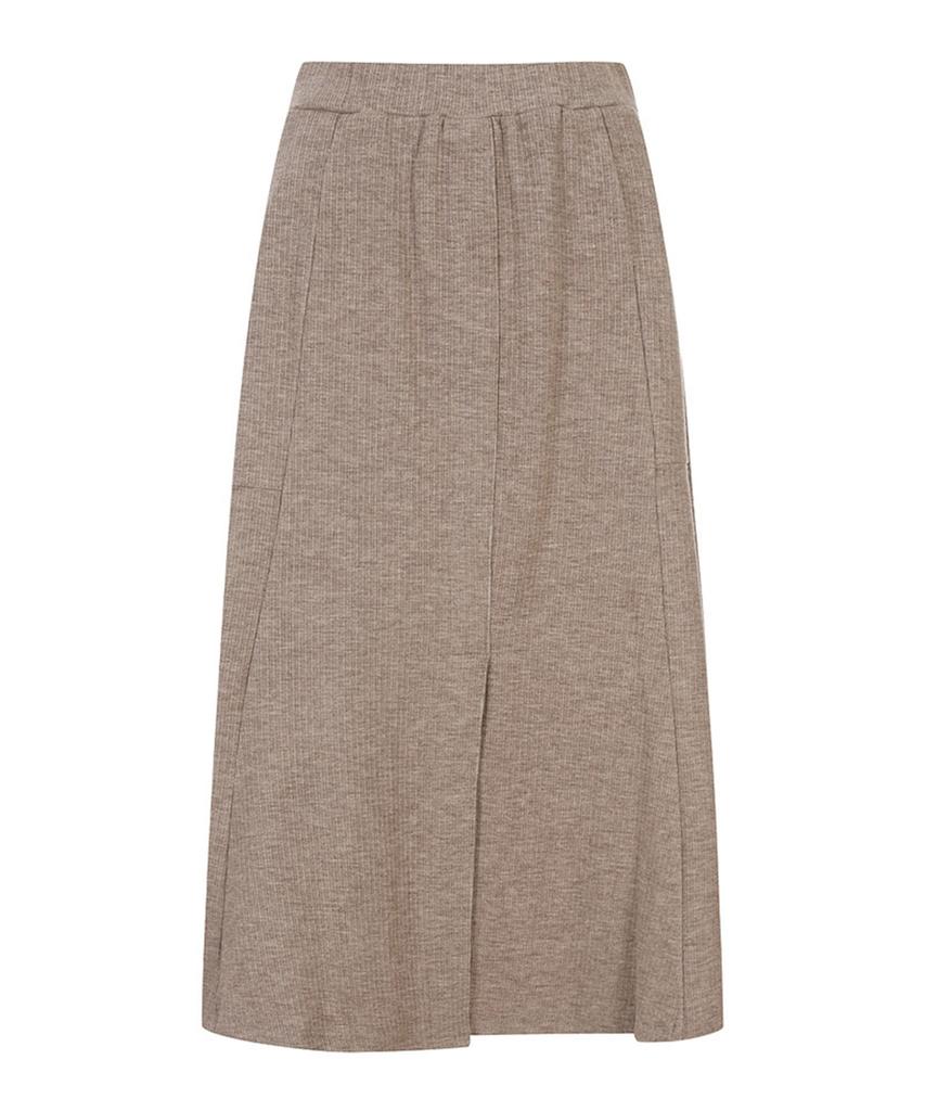 MAREMONTE Front Slit Elastic Long Skirt_M23Omsk48M0