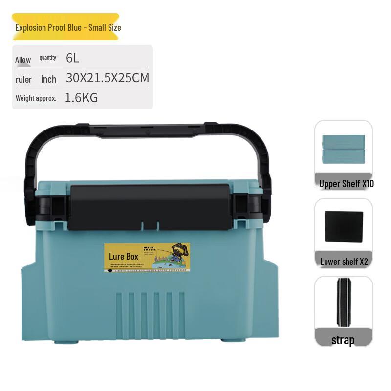 Landa Multifunktionale Sit-on Köderfischerei Tackle Box