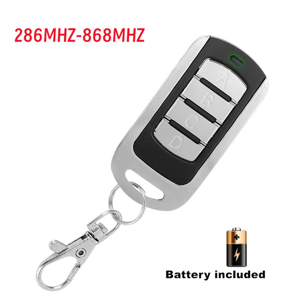 

Многочастотный беспроводной пульт дистанционного управления 4 кнопки Ворота Гараж Пульт дистанционного управления 286МГц-868МГц Беспроводной передатчик Пульт дистанционного управления для копирования 286-868MHZ