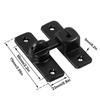 Barn Door Lock Heavy Duty Bar Door Lock Stainless Steel Safety Latches Household Gate Protection Tool For Shutters Shed Room