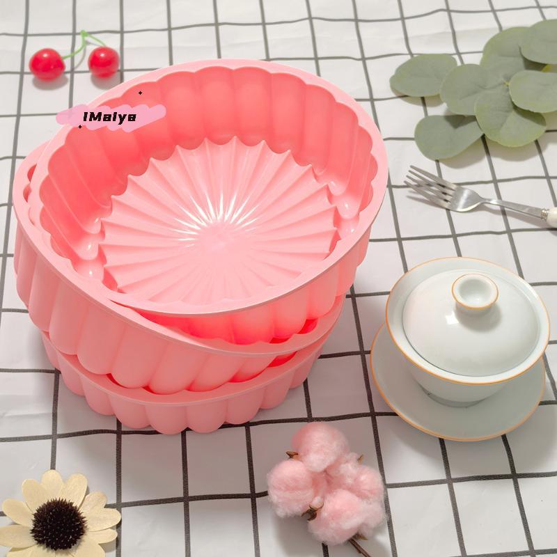 Large Sunflower Silicone Cake Mold Circular Chocolate Jelly Mould DIY Dessert Pudding Baking Tray Birthday Gift Bakeware