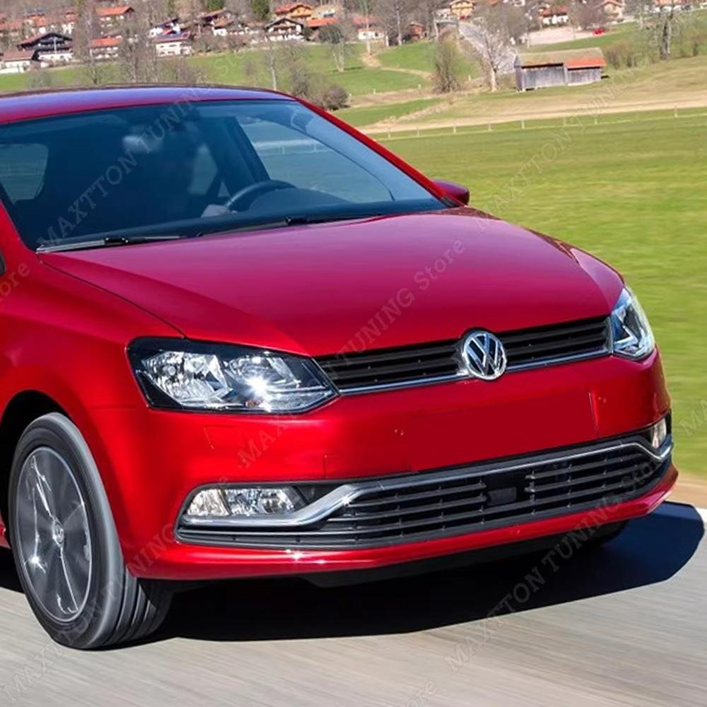 

2 шт. диффузор для переднего бампера для VW Polo MK5 6R 6C TDI TSI 2009-2017 сплиттер для модернизации подбородка кузова комплекты для тюнинга аксессуаров