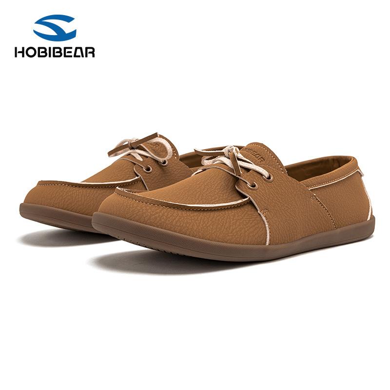 HOBIBEAR Unisex Wide Toe Loafers Barefoot Zero Drop Shoes for Womens &Men's Paul Minimalist Casual Walking Shoes Slip Comfortable Flex Sole