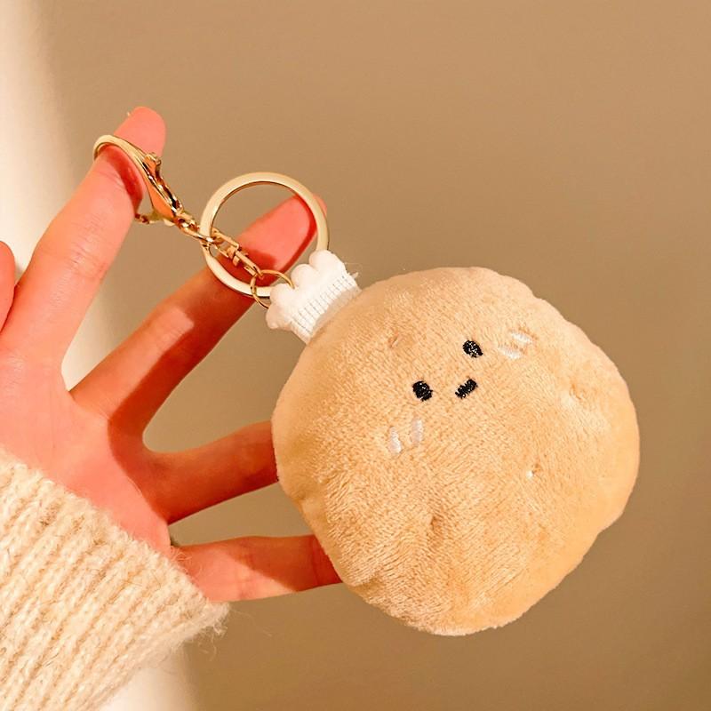 Cute Doll Pendulum Small Gift Pendant Ground Marketing Cartoon Keychain Plush Doll Backpack Bag Lanyard Accessories