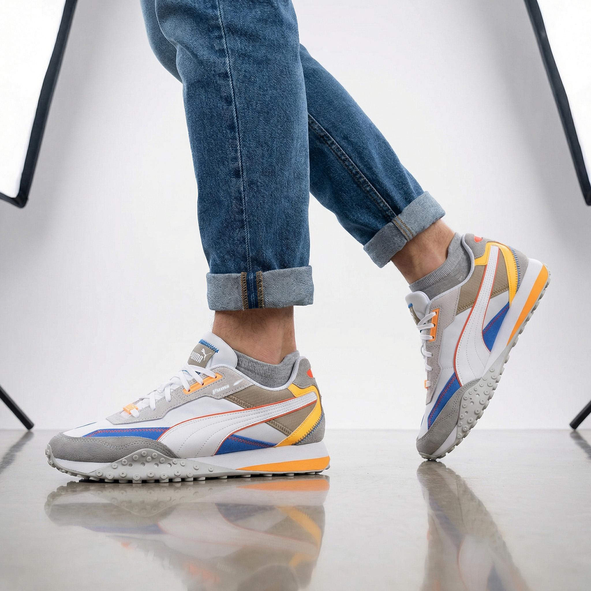 Puma Blacktop Rider Vibrant Blktop - Scarpe Sneakers da Uomo Bianco 397321-03 ORIGINALE 44 bianco