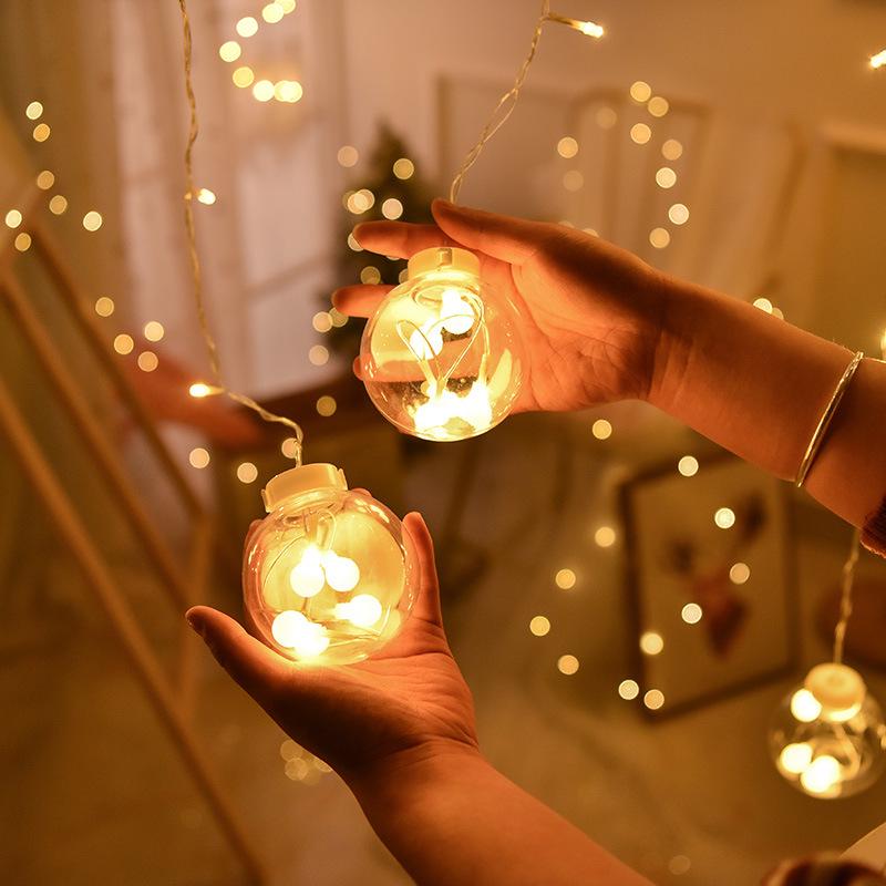 LED Fairy String Lights - Romantic Wishing Ball for Bedroom Decor
