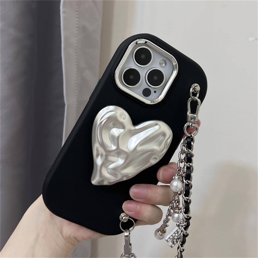 Korean Metal Love Heart Grip Tok Griptok Finger Holder Ring For iPhone Samsung Accessories Trendy Holder Stand Griptok