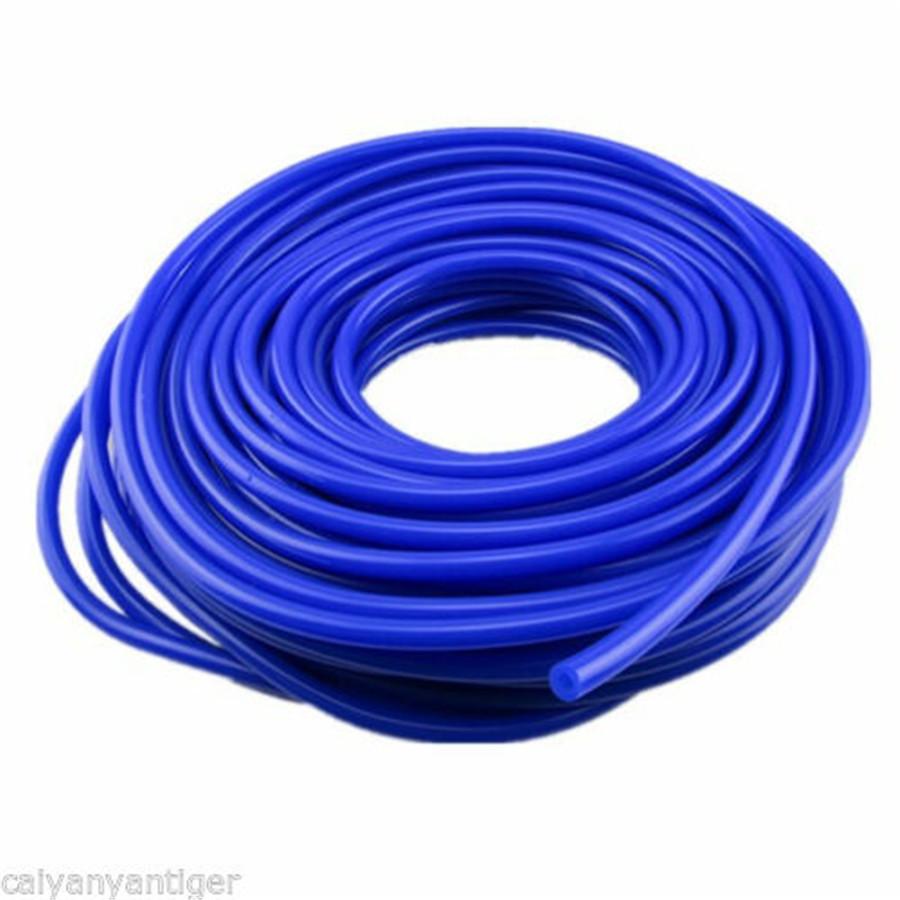 Car 4mm 5 Meters Blue Silicone Vacuum Tube Hose Pipe Silicon Tubing 16.4ft