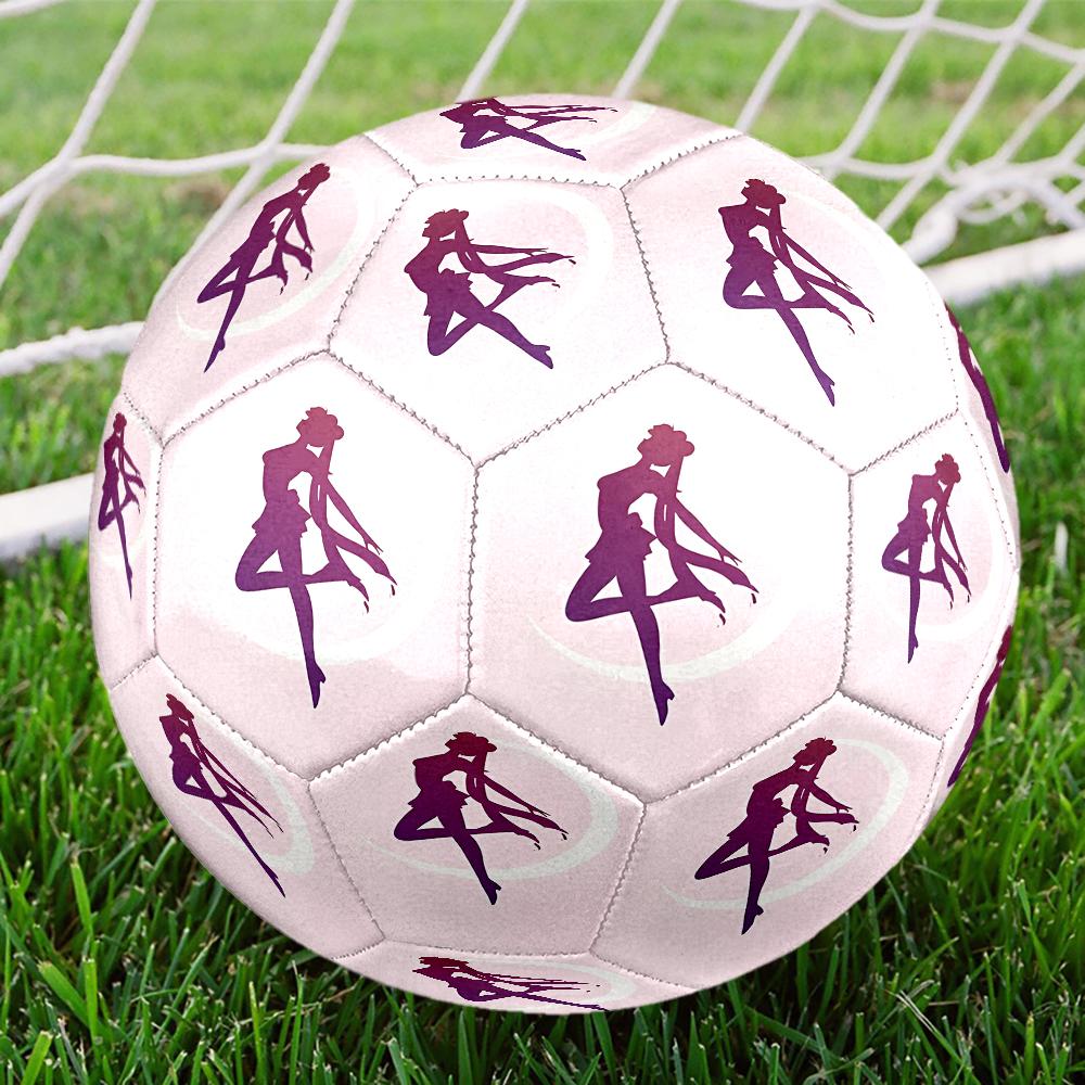 Sailor Moon Theme Size 5 Soccer Ball, Suitable for Both Indoor and Outdoor Matches, a Gift Suitable for Everyone.