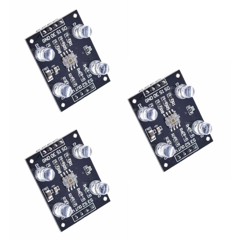 TCS230 TCS3200D Programmable Color Recognition Sensors Module AntiLight Interferences Wide Voltages 3 V 5V Compatible