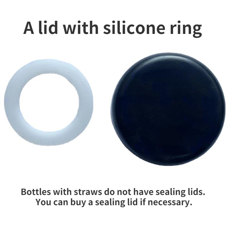 Láhve na vodu Roztomilý pohár Panda Bear 1000 ml se slámou Průhledná kreslená láhev na vodu Nádobí na pití Matný nepropustný proteinový šejkr