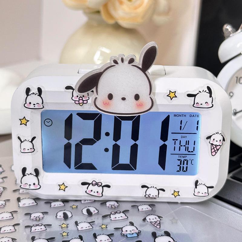 Luminous Cute Beaver Alarm Clock - Multifunctional Silent Desktop Clock with Timer for Dorms and Bedside.