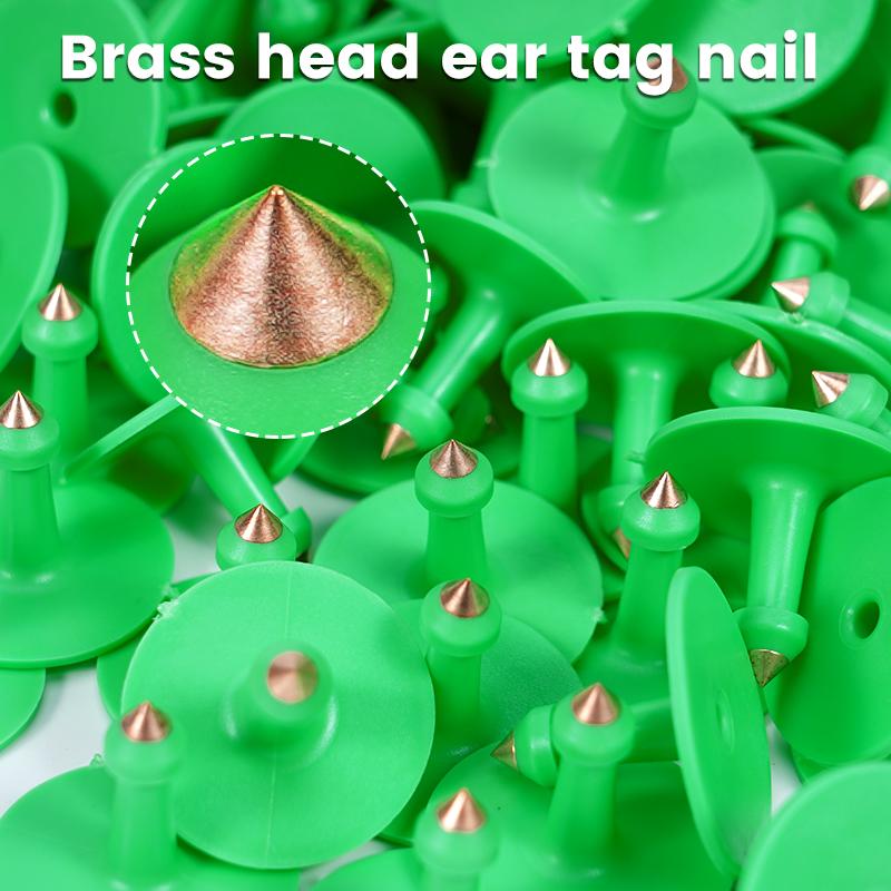 100Sets TPU Cow Pig Ear Tags for Livestock, Cow Cattle Ear Tags, Farm Animal Ear Tags, Pig and Sheep