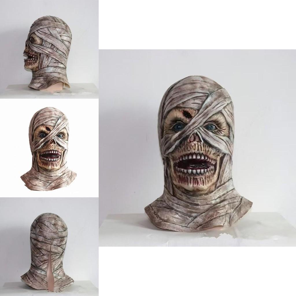Mummy Latex Halloween Mask With Diy Terror Design For Costumes And Holiday Parties