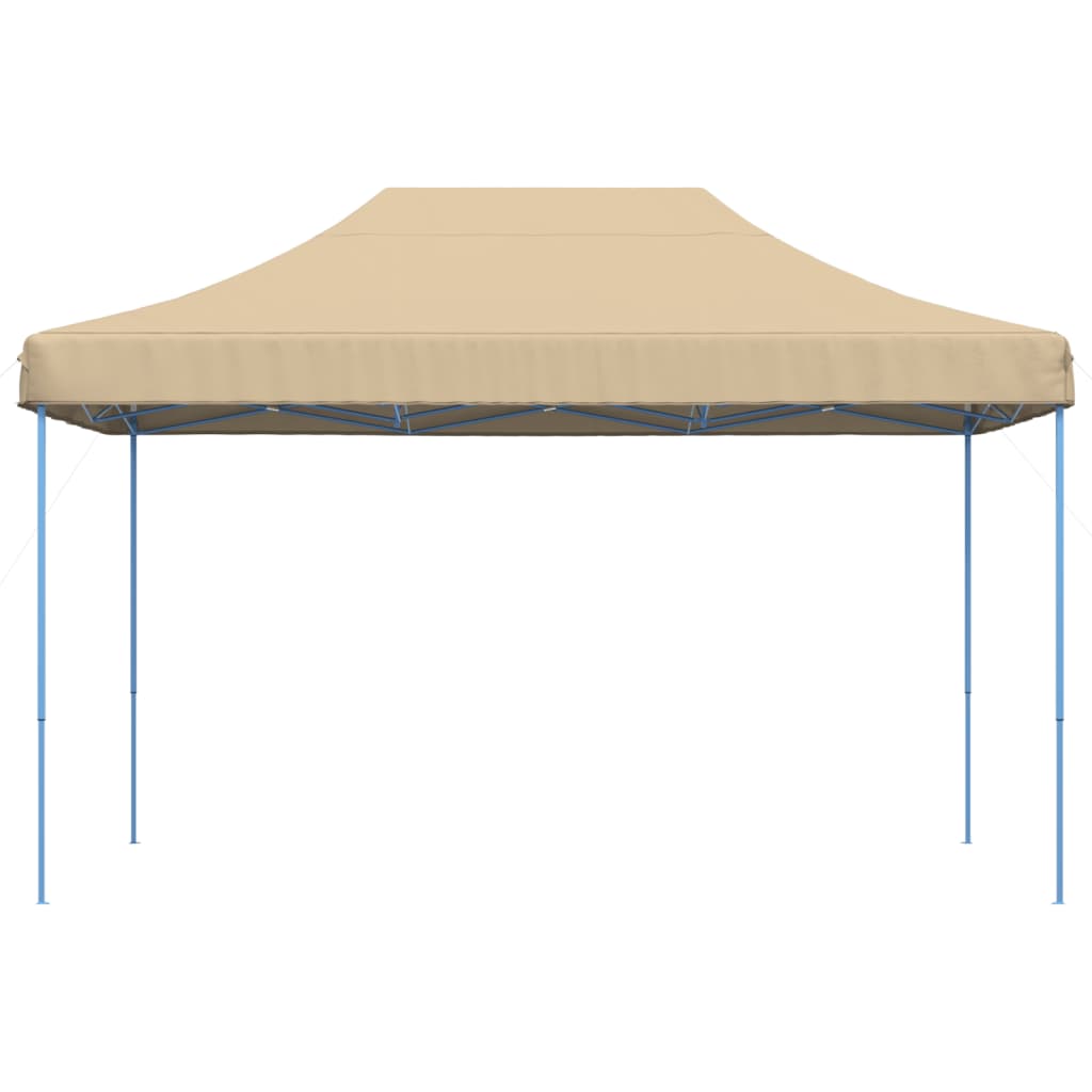 Vidaxl Składany Namiot Imprezowy Typu Pop-Up, Beżowy, 440X292X315 Cm