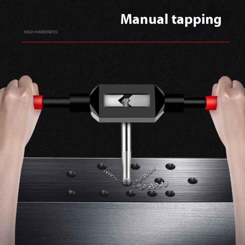 Adjustable Tap Wrench Handle For M1-M8~M5-M20 Metric Taps Hard High Carbon Steel Tap Reamer Hand Threading Tools